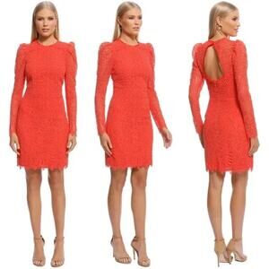 Rebecca Vallance Mae Lace Mini Dress Size 6